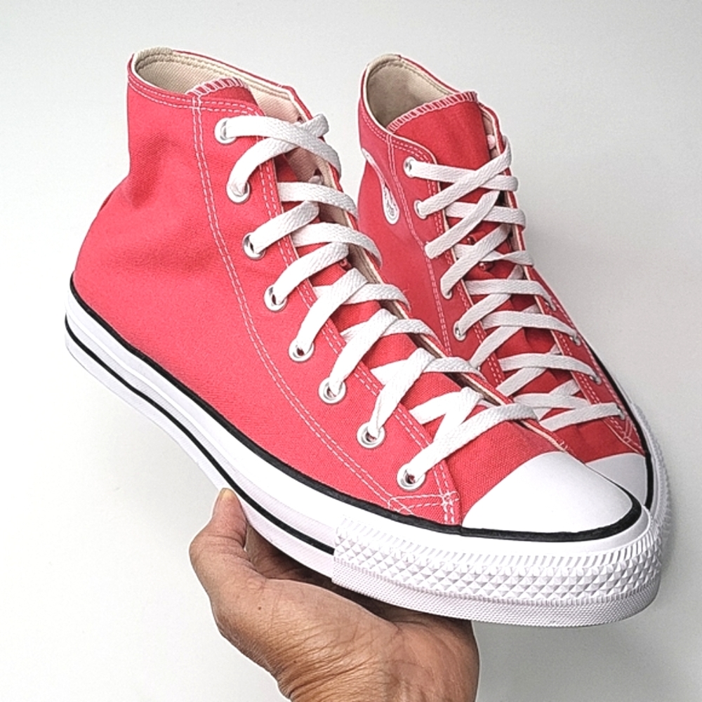 New Pink Converse High Hi Top CTAS Unisex Coral Carmine Pink
